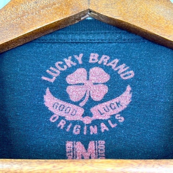 Lucky Brand - Bike Week Racing Club 500cc Motorcycle Daytona Beach Graphic T Med - Picture 8 of 9